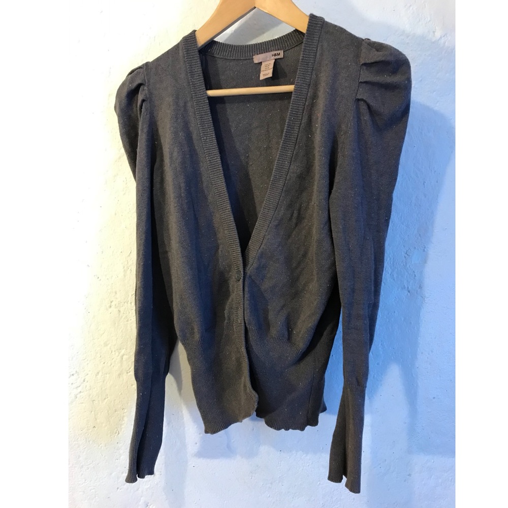 H&M Cardigan with puff sleeves